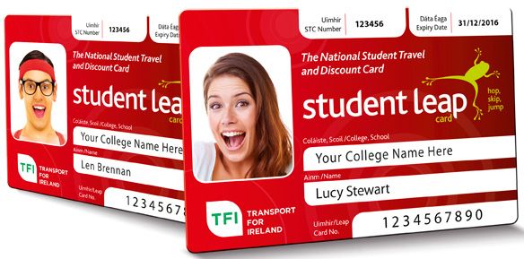 아일랜드 Student leap card